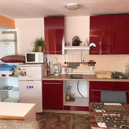 Sea View With Terrace Kitchen Διαμέρισμα Οπατία