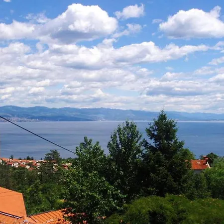 Sea View With Terrace Kitchen Διαμέρισμα Οπατία